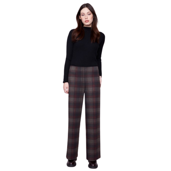 Charlie B Printed Wide Leg Pants