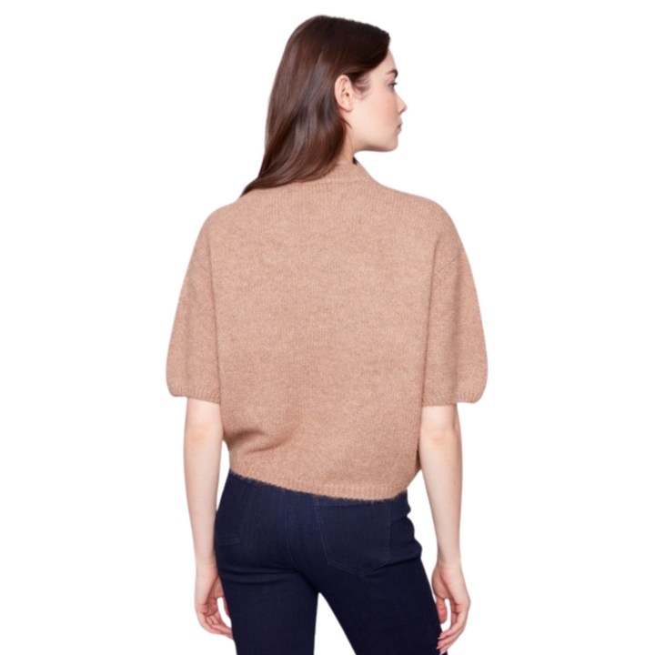 Charlie B Love Balloon Sleeve Sweater