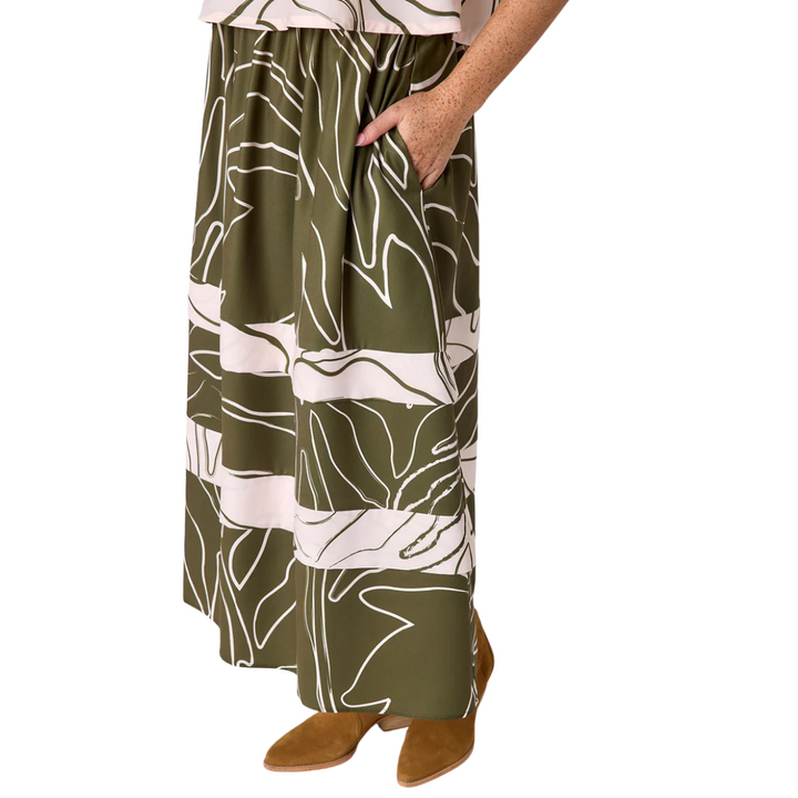 Crosby Marlow Skirt Climbing Ivy