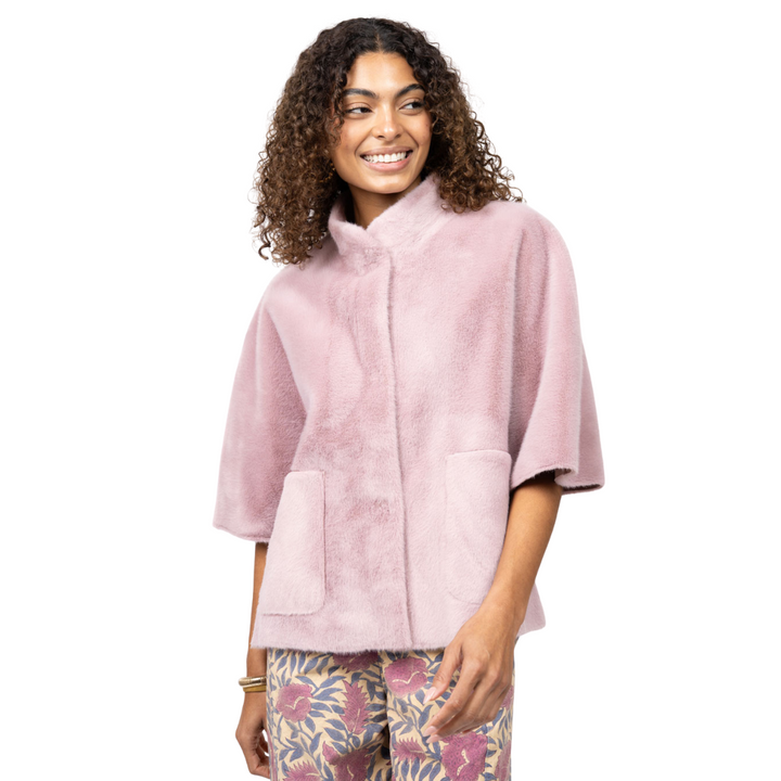 Ivy Jane Faux Capelet Jacket