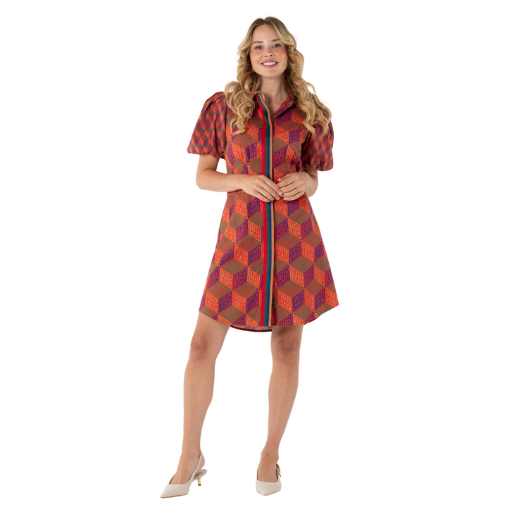 Emily McCarthy Britt Dress Vintage Monogram