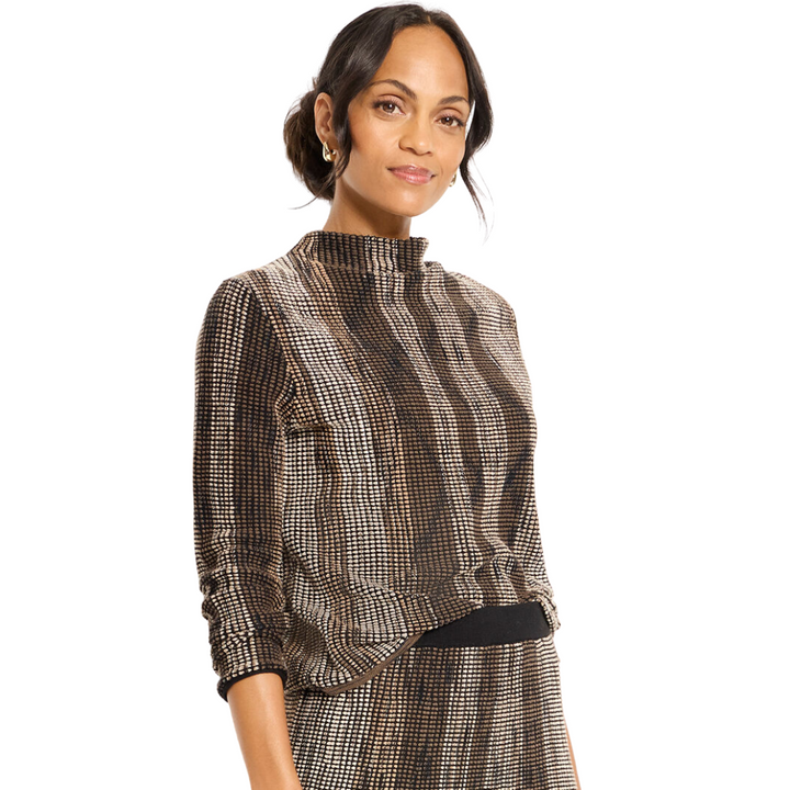 Nic + Zoe Ombre Pixel Knit Sweater