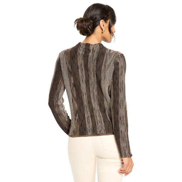 Nic + Zoe Ombre Pixel Knit Sweater