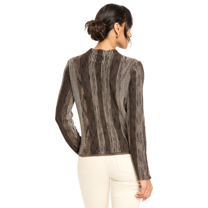 Nic + Zoe Ombre Pixel Knit Sweater