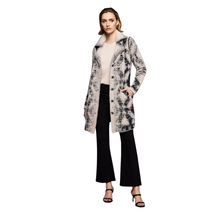 Nic + Zoe Double Knit Diamond Coat
