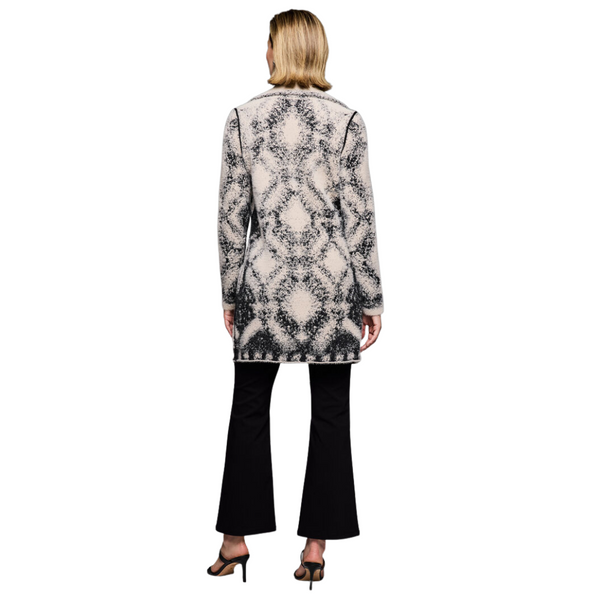 Nic + Zoe Double Knit Diamond Coat