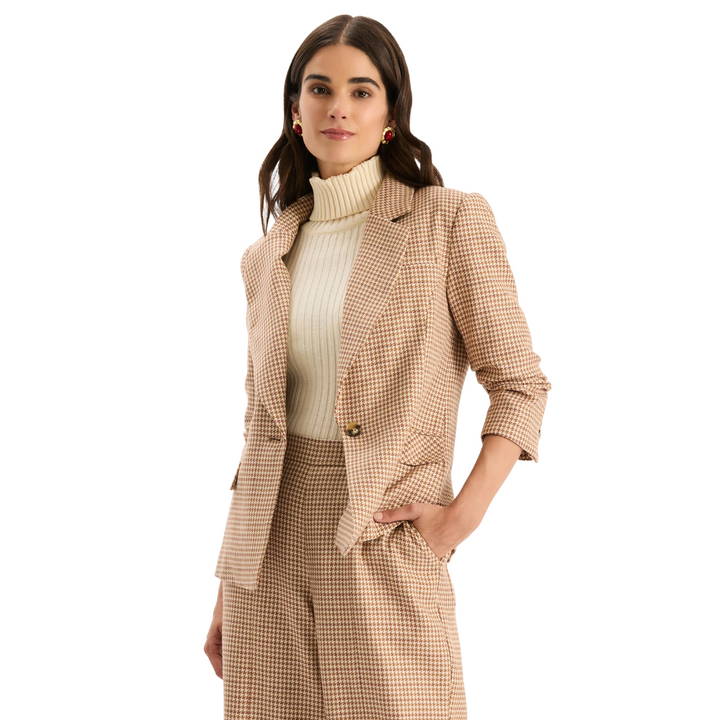 Tyler Boe Taylor Blazer Houndstooth