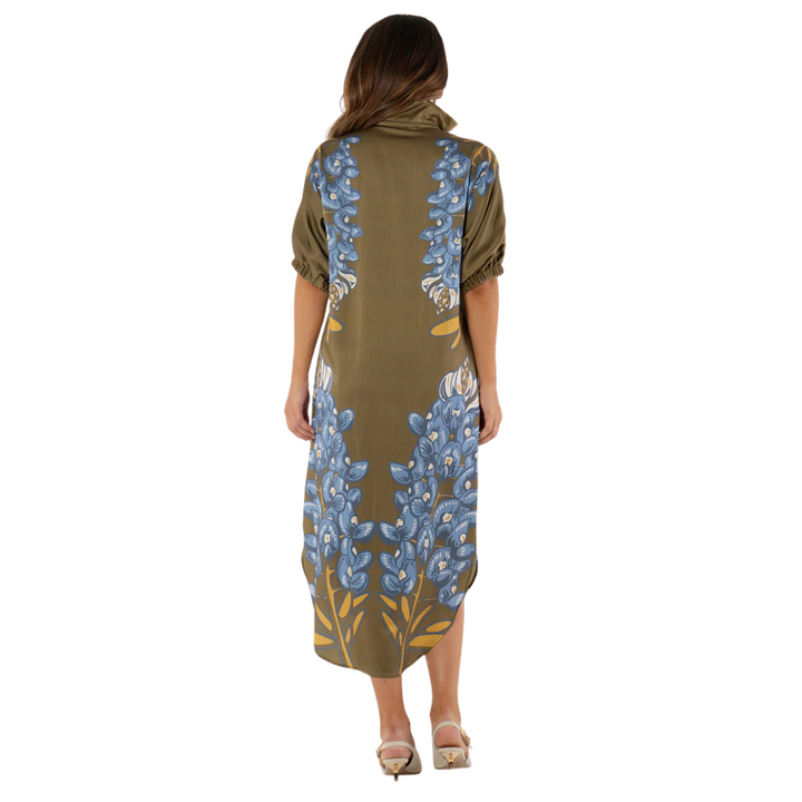 Emily McCarthy Poppy Caftan Bluebonnet