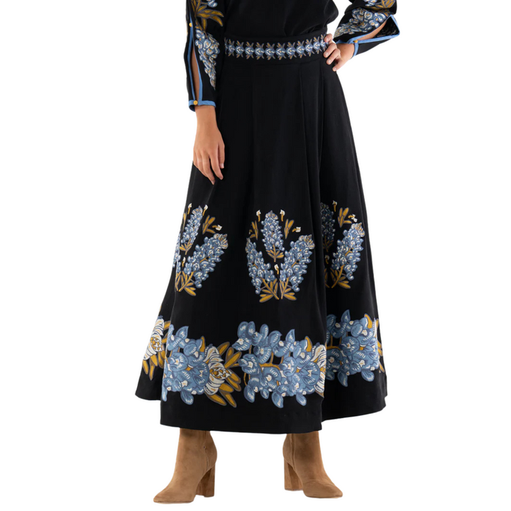 Emily McCarthy Milly Skirt Bluebonnet