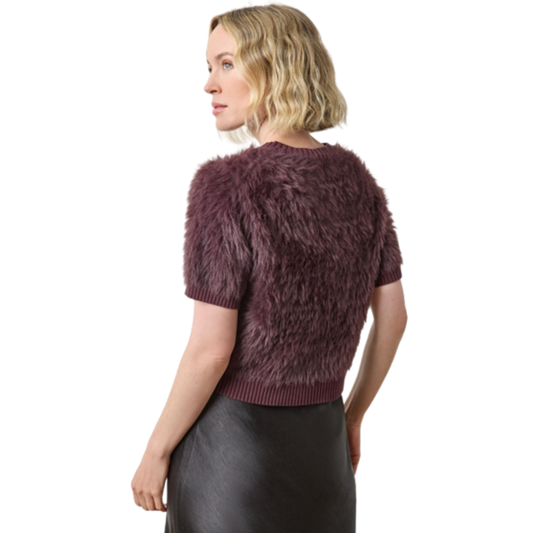 Lilla P Short Sleeve Brushed Crewneck