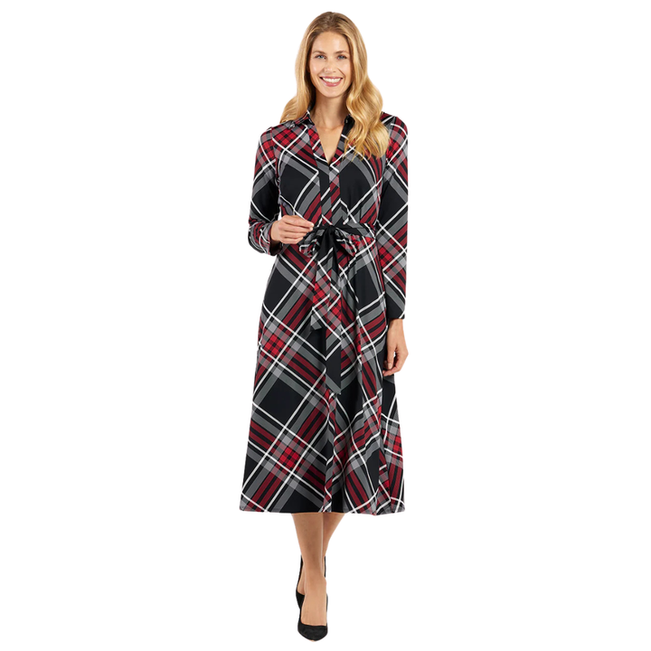 Jude Connally Delphine Dress Grand Plaid