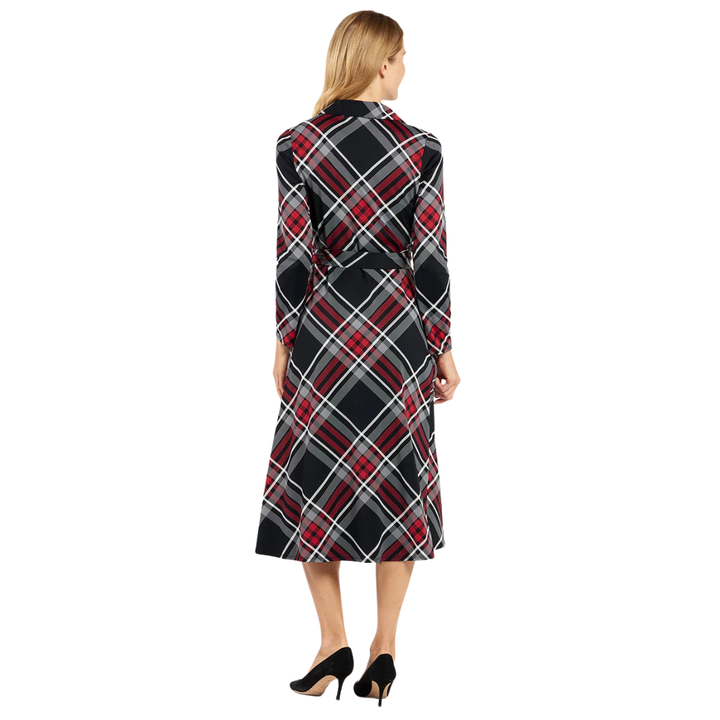 Jude Connally Delphine Dress Grand Plaid