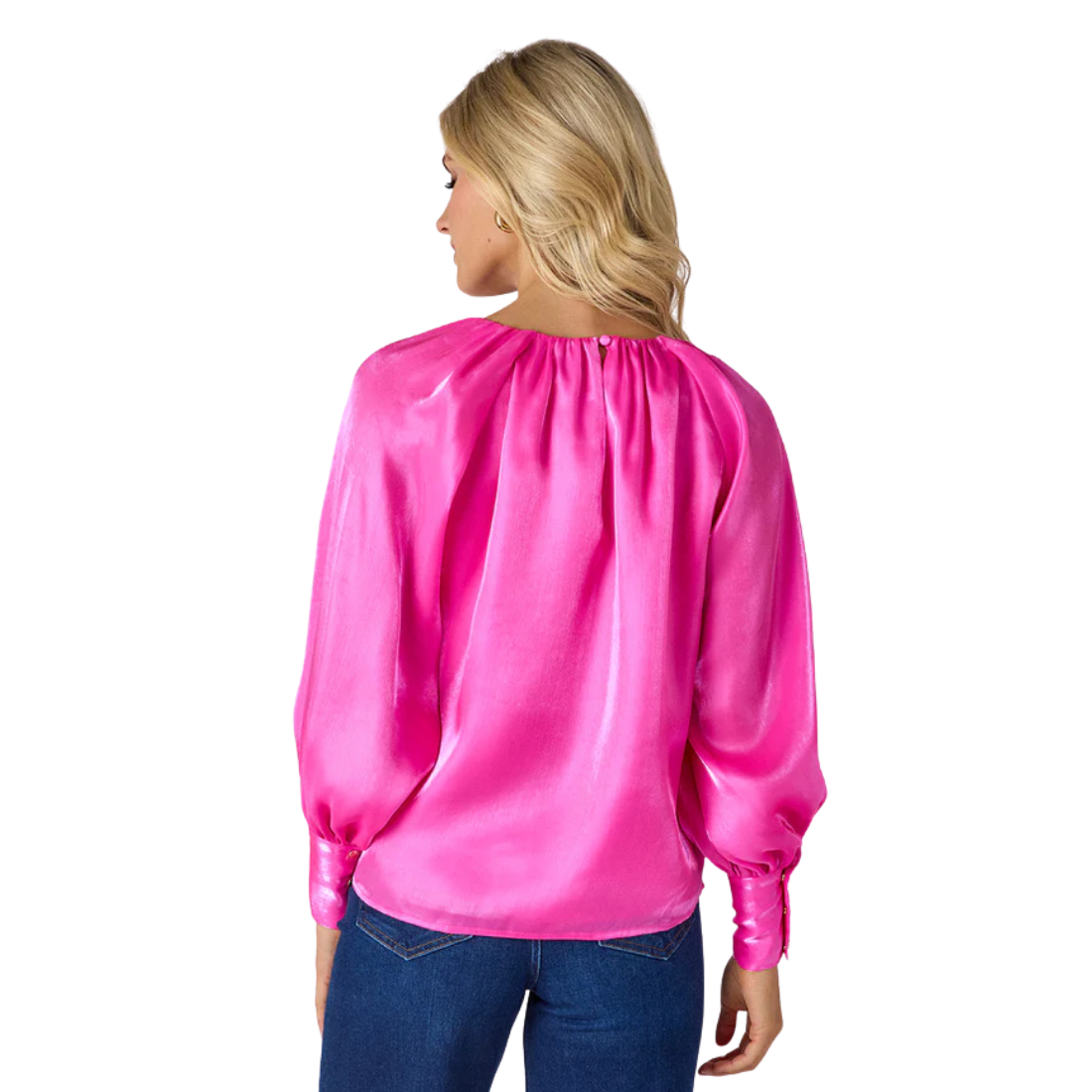 Crosby Elizabeth Blouse Mollie Pink