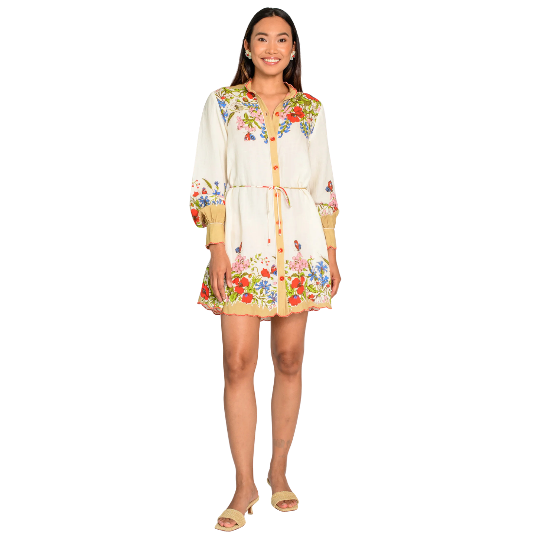 Elizabeth James Tara Dress Butterfly Garden