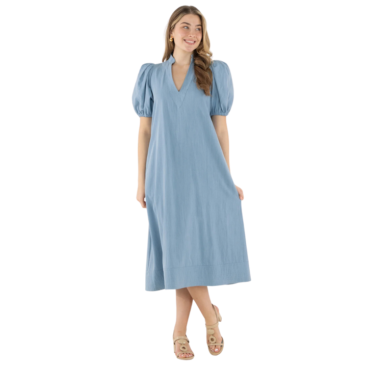 Emily McCarthy Hampton Dress Denim
