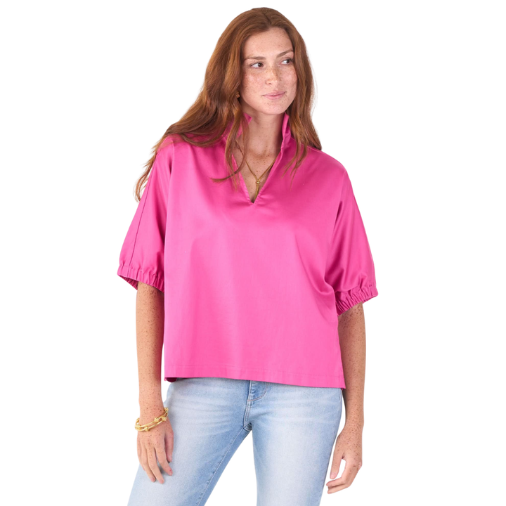 Emily McCarthy Poppy Top Fuchsia Fedora