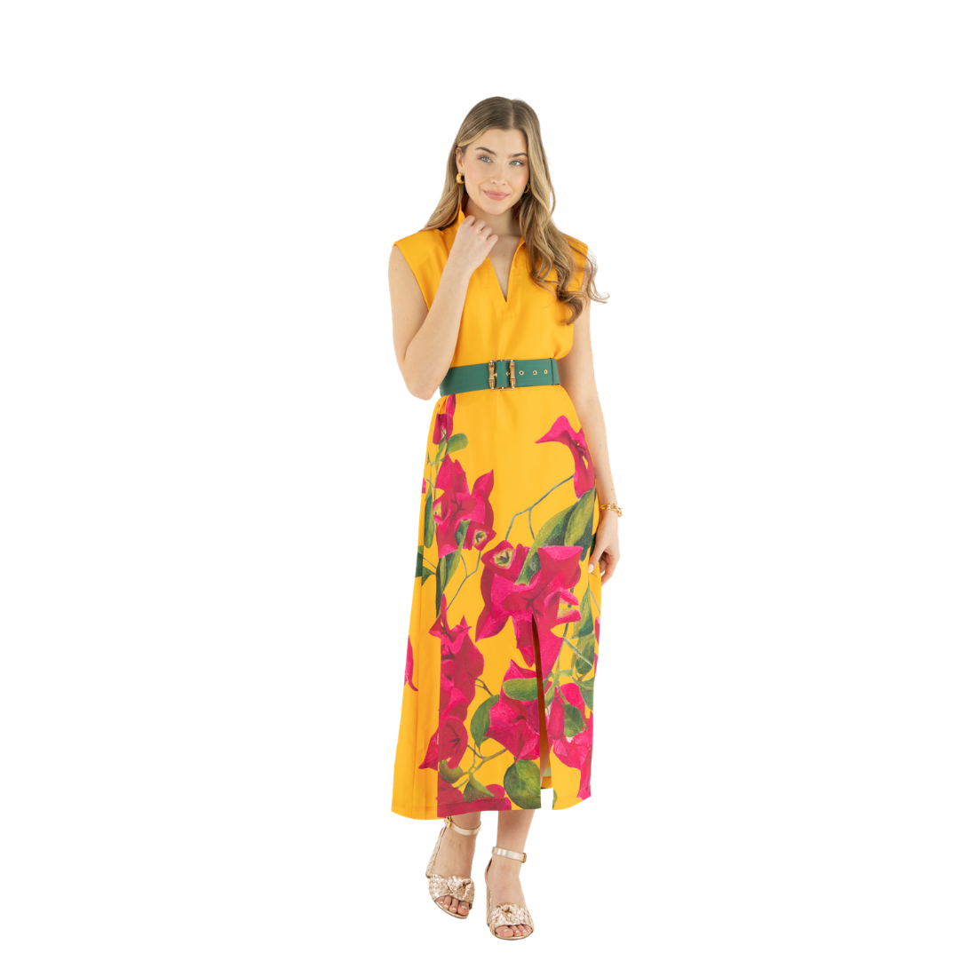 Emily McCarthy Roma Dress Bougainvillea