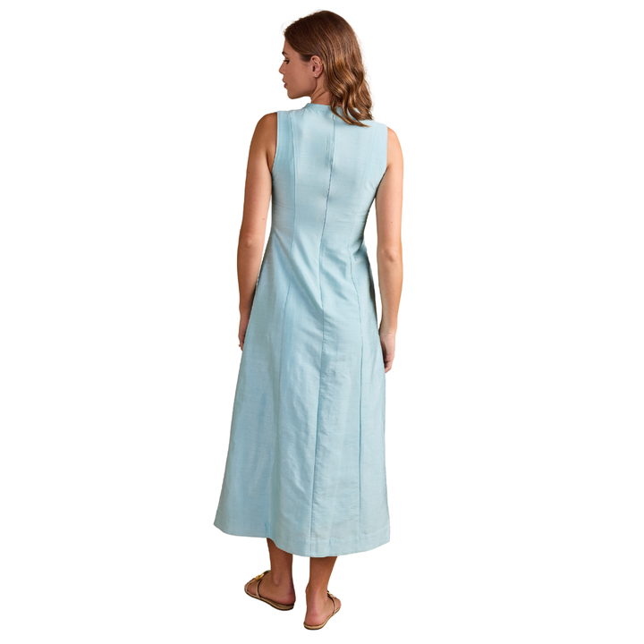 Thomas & Lourdes Levina Dress Aqua