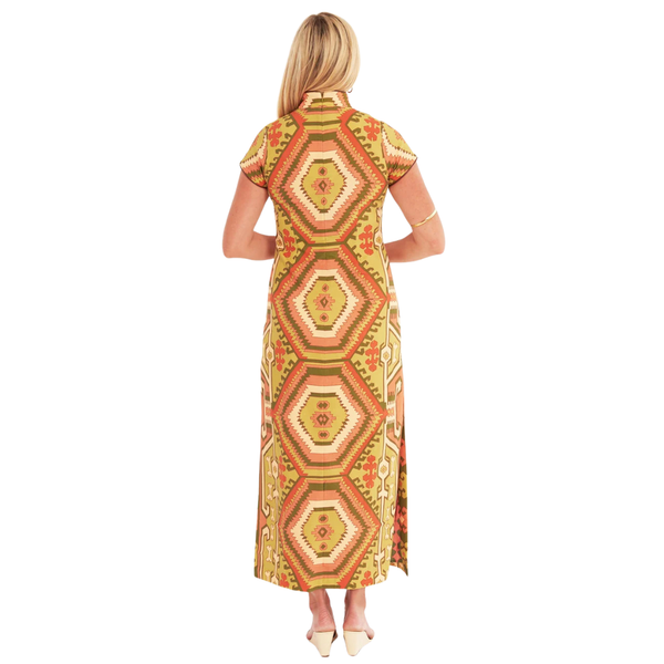 CK Bradley Tarpon Dress Kilim Squash