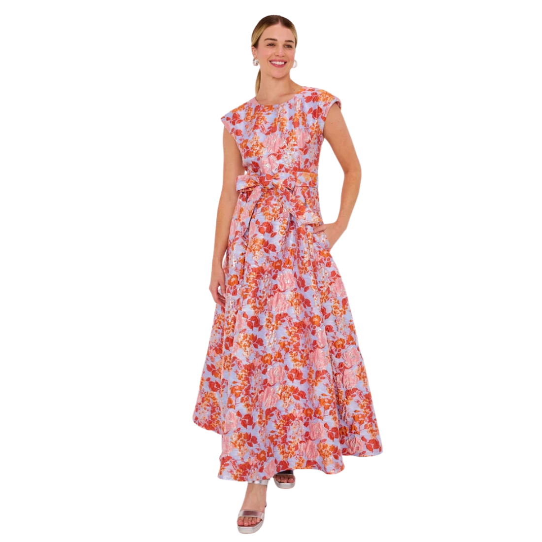 Abbey Glass Olivia Gown Coral Garden