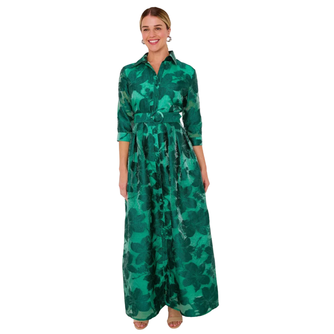 Abbey Glass Cecilia Gown Emerald Azalea