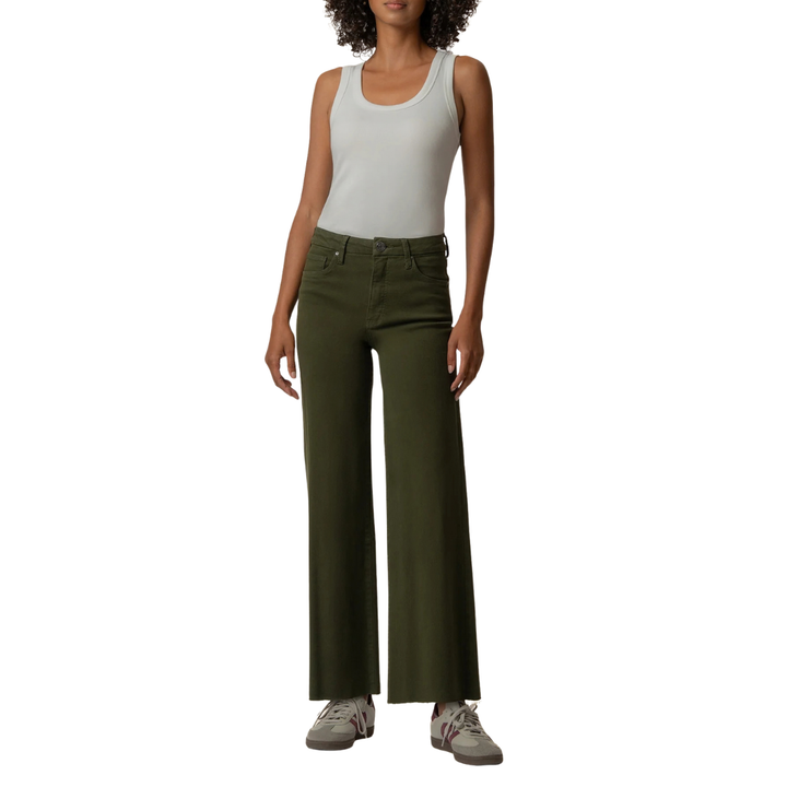 KUT Meg High Rise Wide Leg in Tuscan Olive