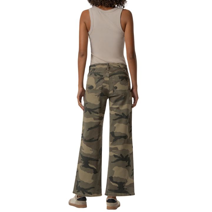 KUT Meg High Rise Wide Leg Camo