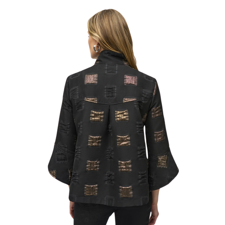 Joseph Ribkoff Geometric Trapeze Jacket