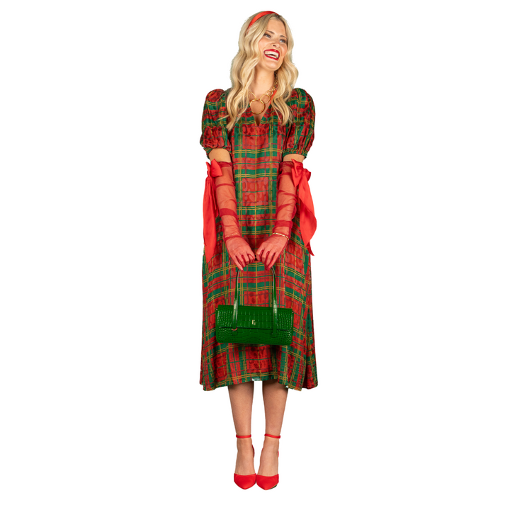 Emily McCarthy Hampton Midi Tartan Cheetah