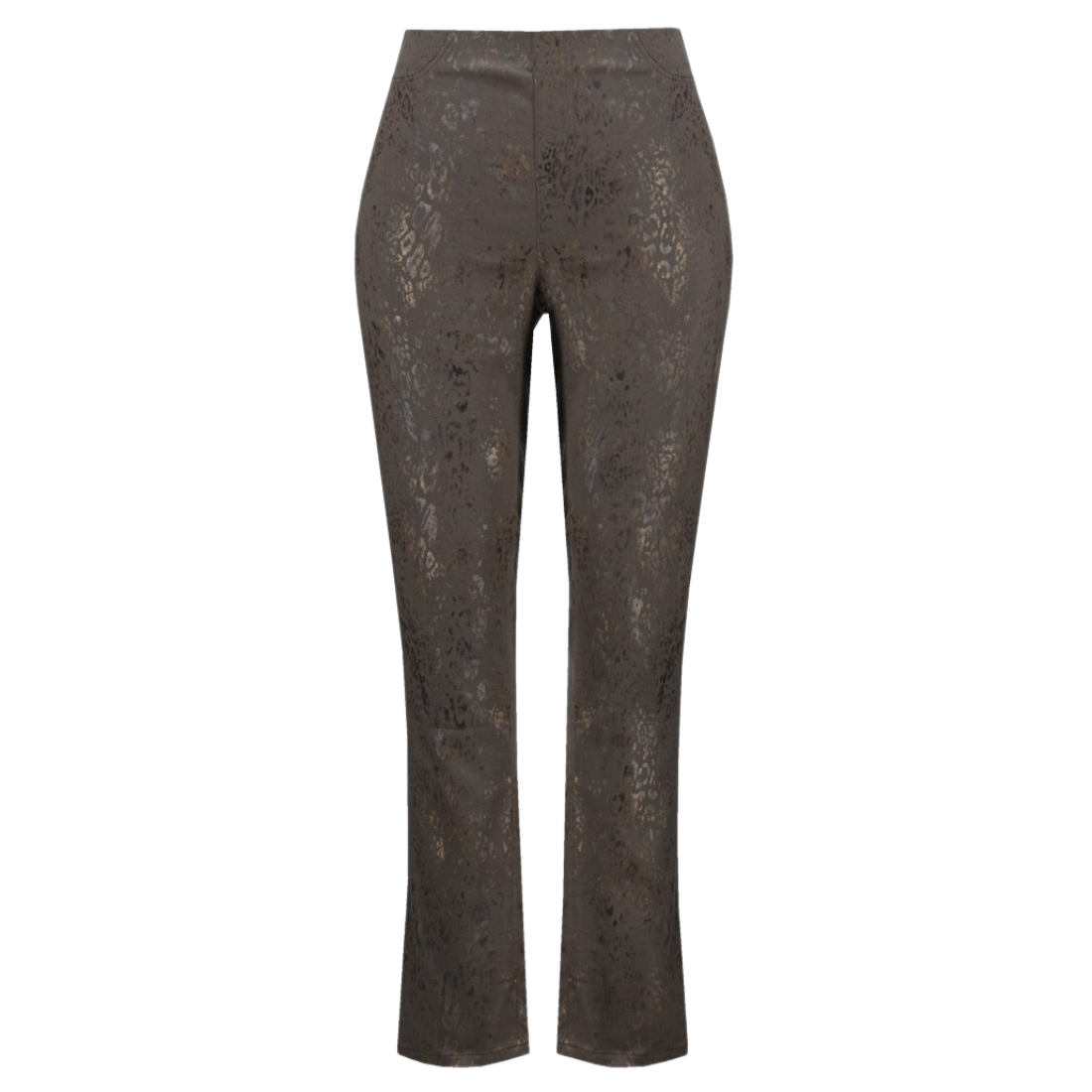 Joseph Ribkoff Foiled Animal Denim Pant