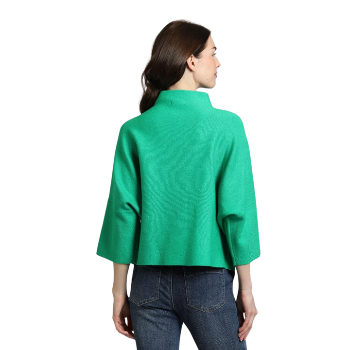 APNY Funnel Neck Sweater Emerald