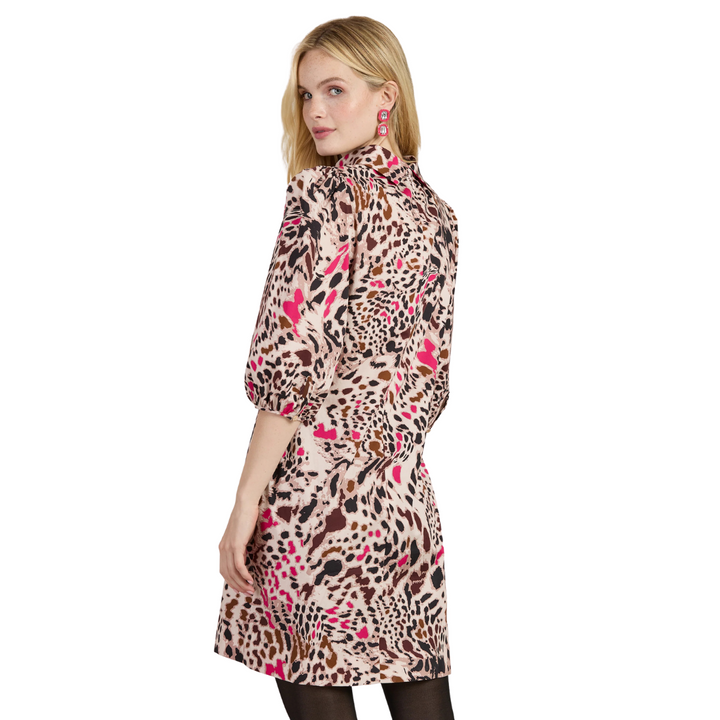 Tyler Boe Vicky Dress Pink Cheetah