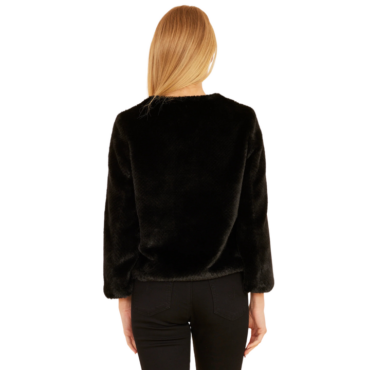 Dolce Cabo Faux Fur Split Sleeve Jacket