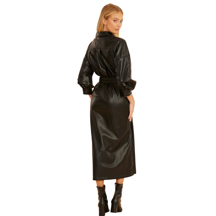 Dolce Cabo Faux Leather Maxi Dress