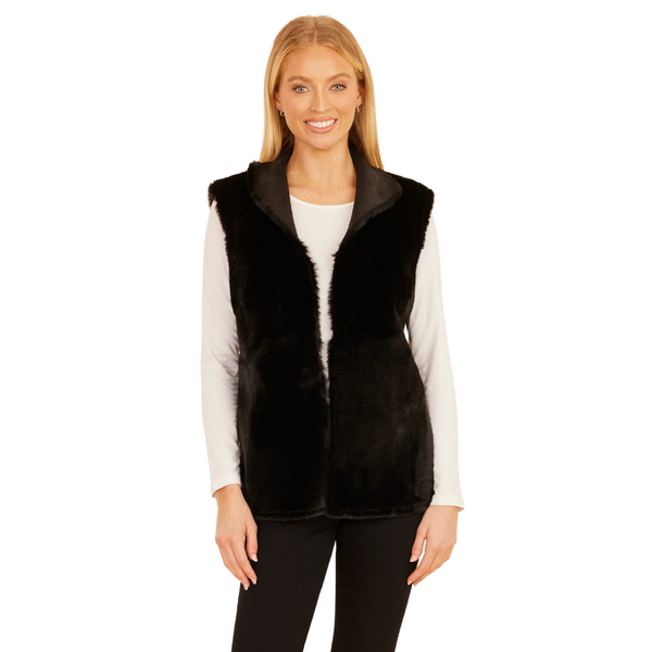 Dolce Cabo Faux Fur Reversible Vest