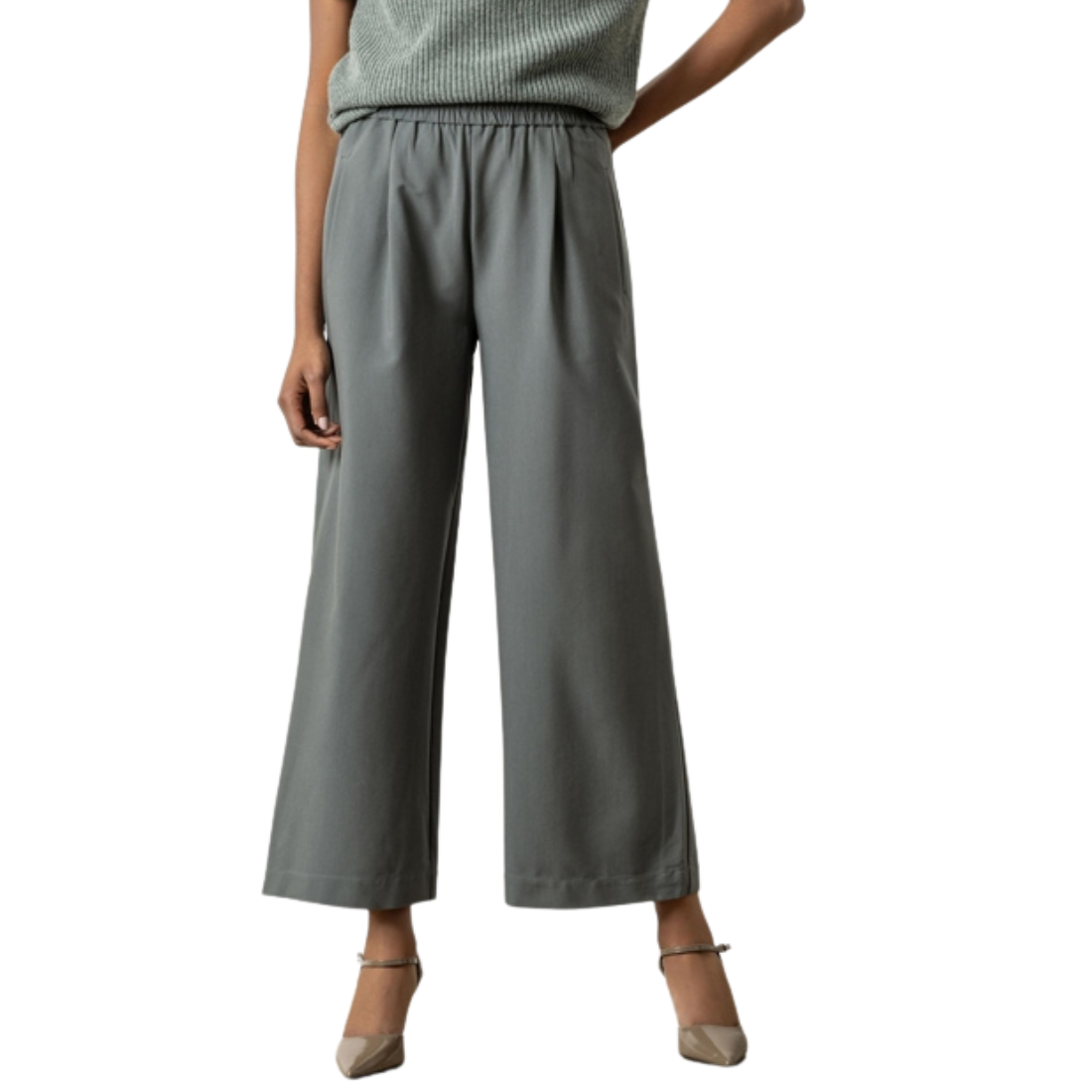 Lilla P Wide Leg Pull on Pant