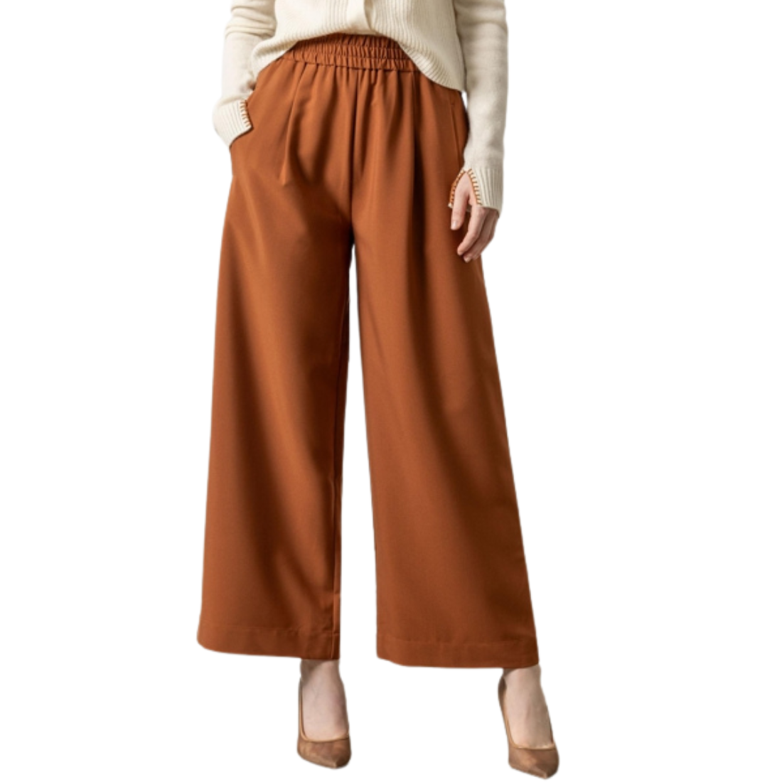 Lilla P Wide Leg Pull on Pant