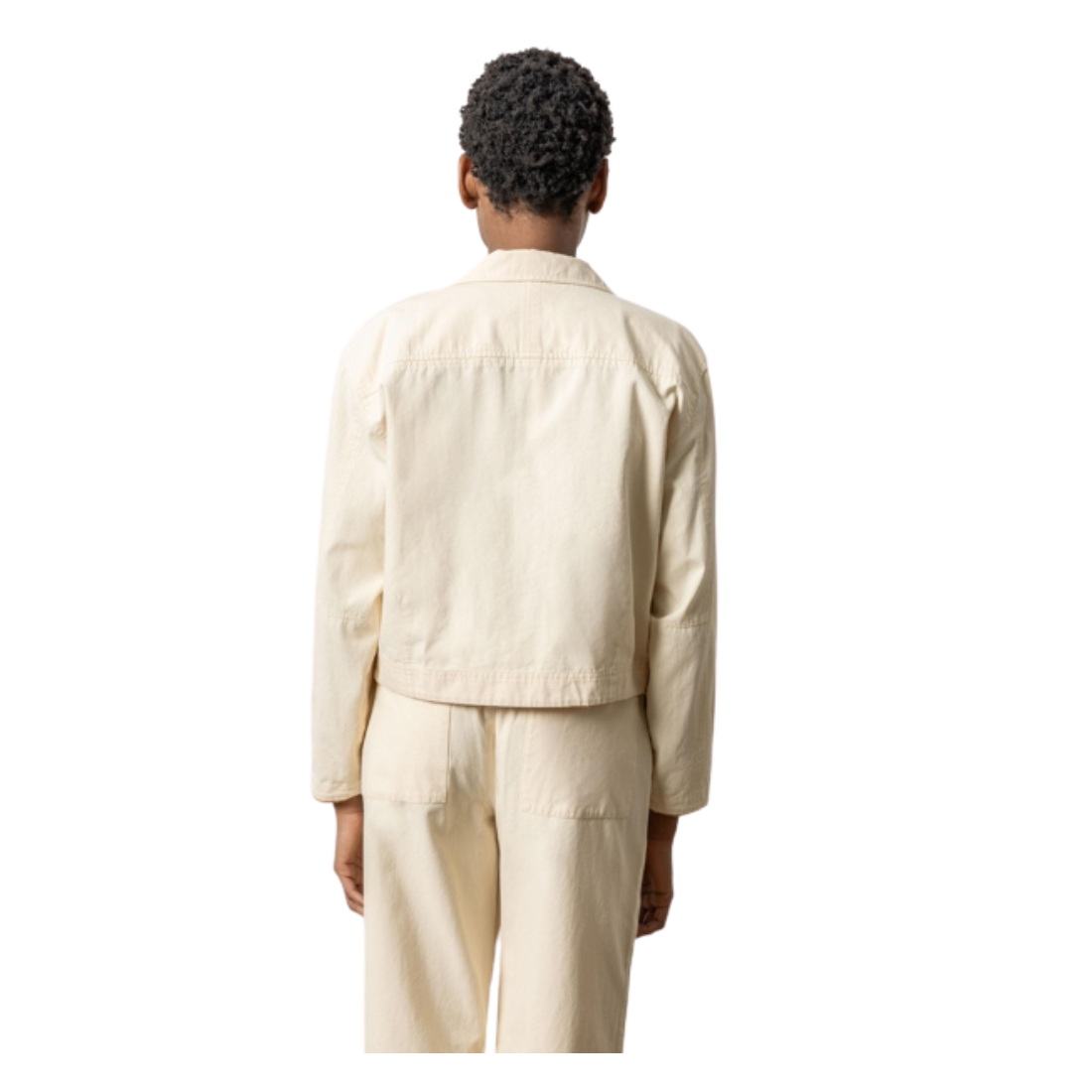 Lilla P Contrast Trim Jacket Alabaster