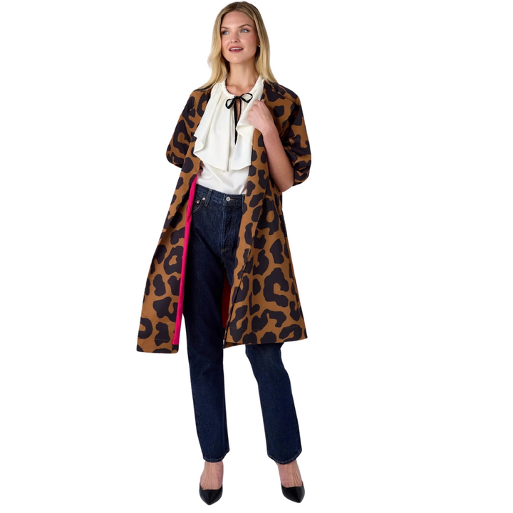 Crosby Taryn Coat Leopard Den