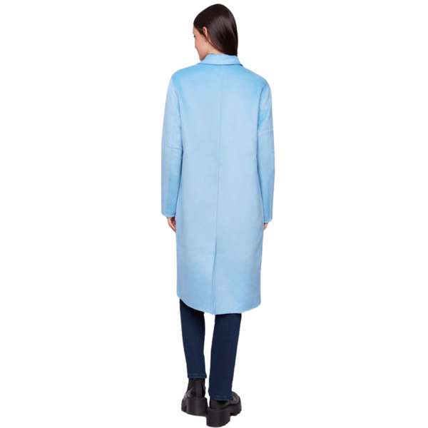 Charlie B Long Double-Faced Wool Coat