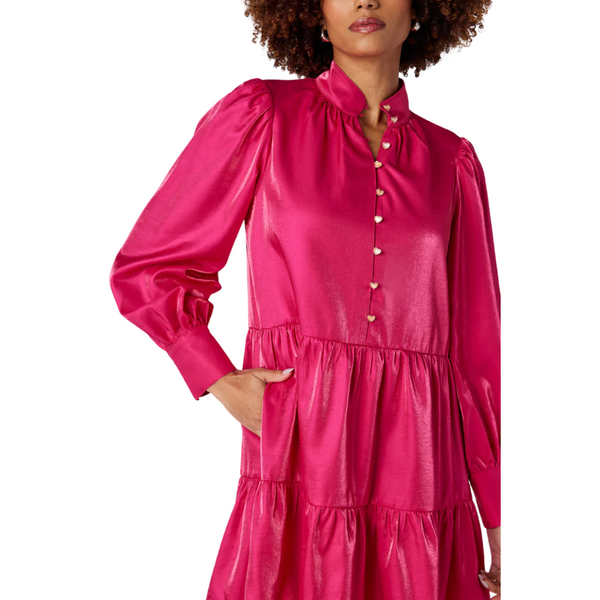 Crosby Blaise Dress Pink Punch