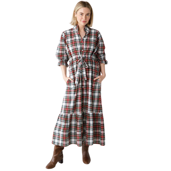 Holly Shae Catherine Dress Holiday Plaid