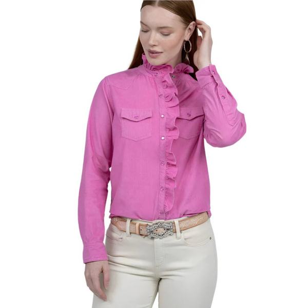 Ivy Jane Corduroy Ruffle Shirt