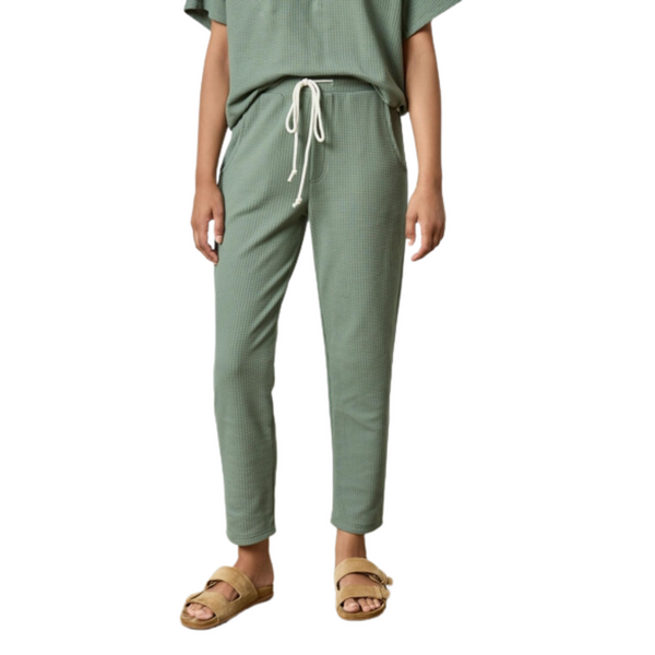 Lilla P Drawcord Waffle Pant