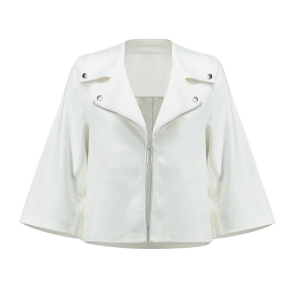 Joseph Ribkoff Foiled Faux Suede Swing Jacket