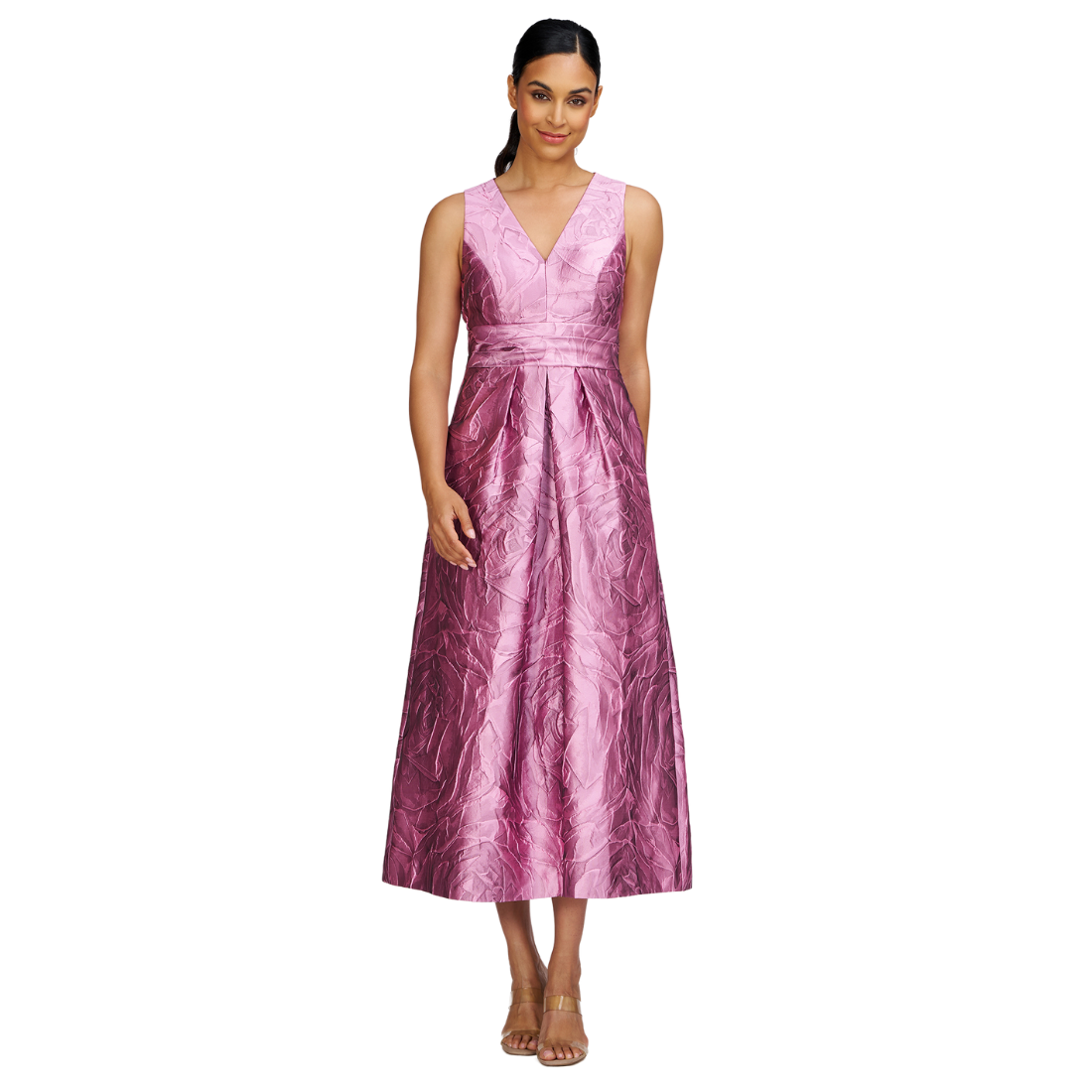 Kay Unger Odetta Tea Length Dress