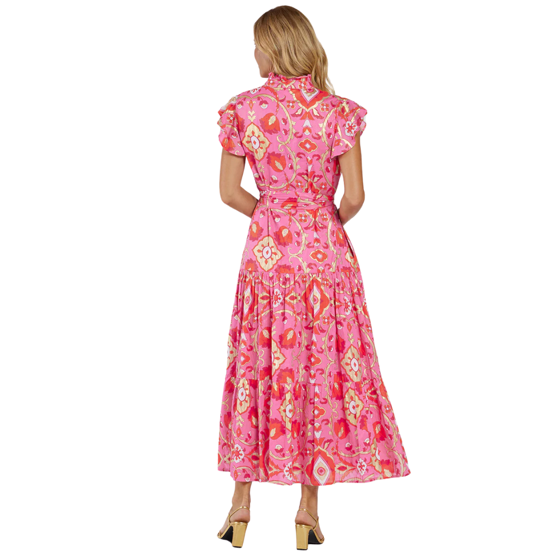 Jude Connally Mirabella Dress Butterfly Tile Sorbet