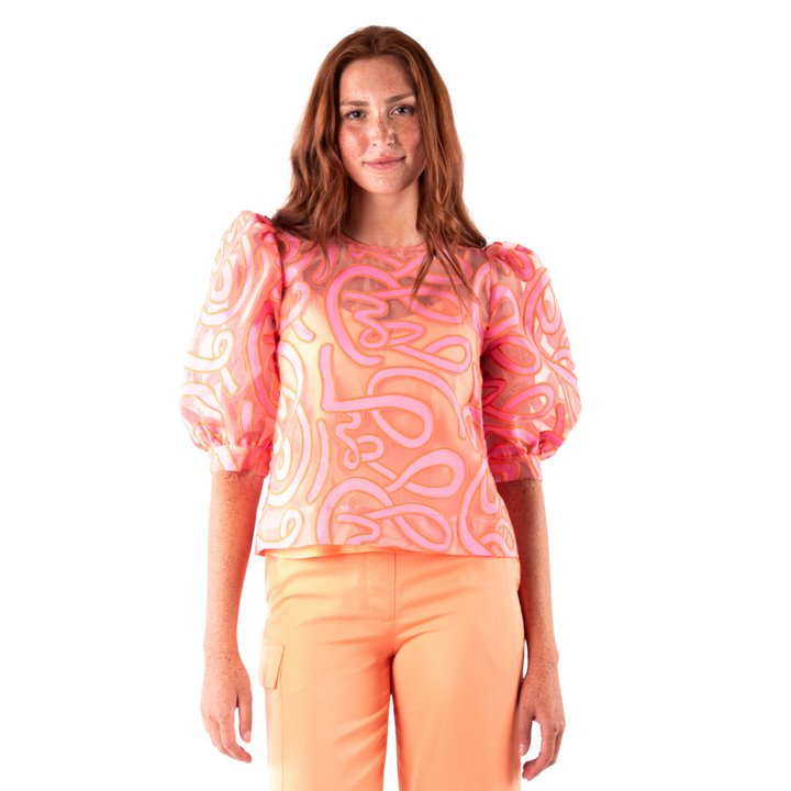 Emily McCarthy Bella Top Joy Coral