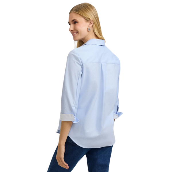 Foxcroft Margie Dobby Stripe Shirt