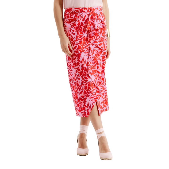 Tyler Boe Josephine Etched Primrose Wrap Skirt